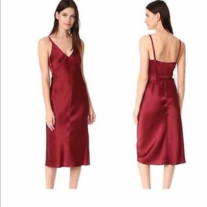 Helmet Lang red slip dress, brand new with tags.